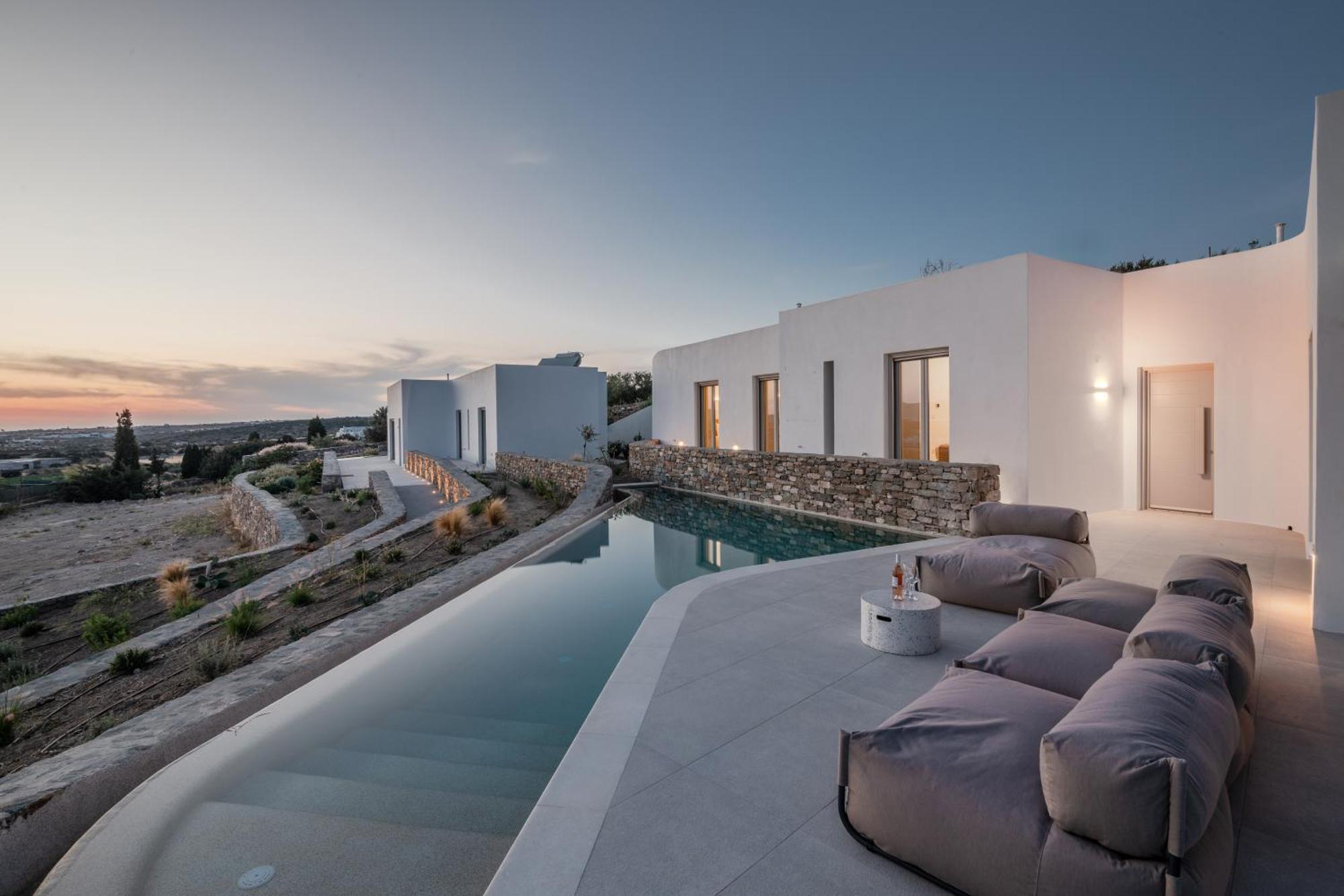 Melora Villas Paros Angairiá Kamer foto