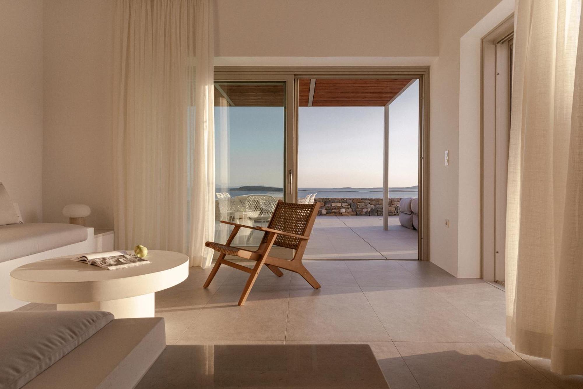 Melora Villas Paros Angairiá Kamer foto