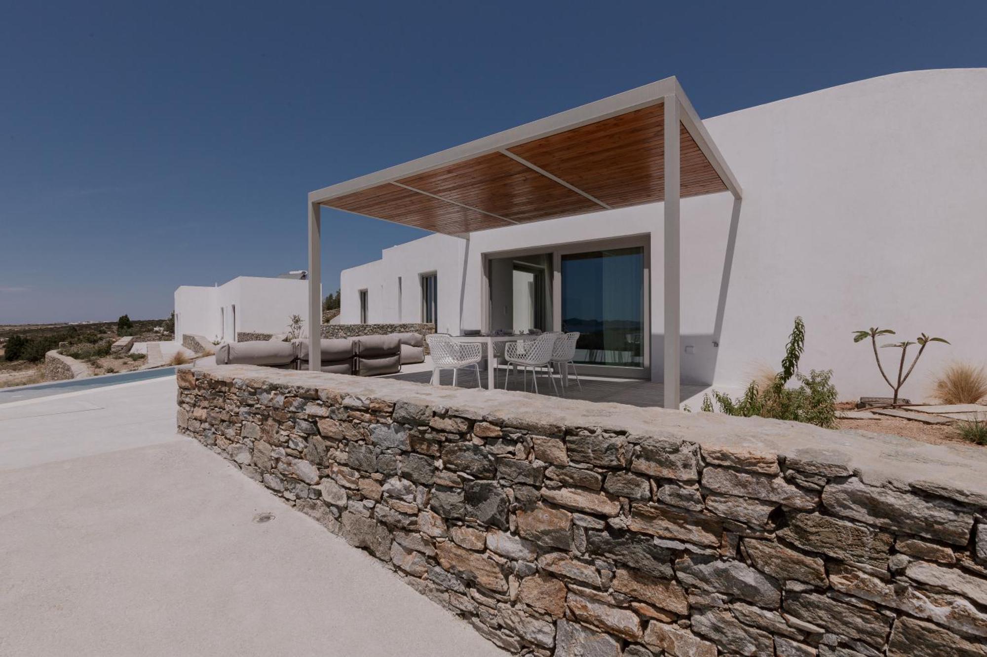 Melora Villas Paros Angairiá Kamer foto